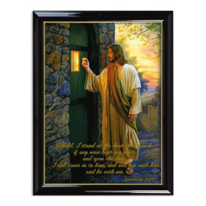 Knocking Jesus Colour Frame