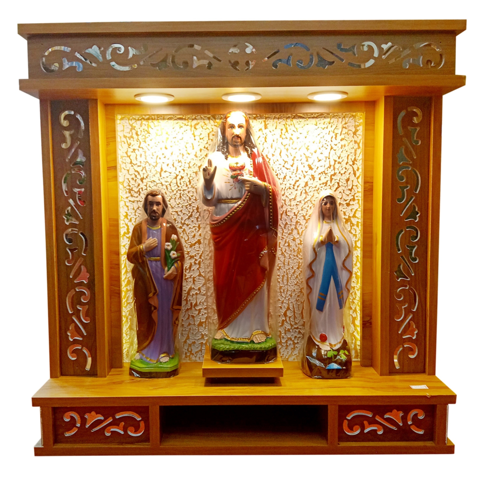 Wooden Prayer Unit With CNC