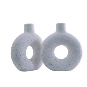 Donut-Shaped Minimalist Vase