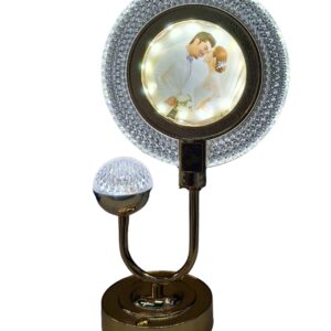 Crystal Glow Photo Frame Lamp