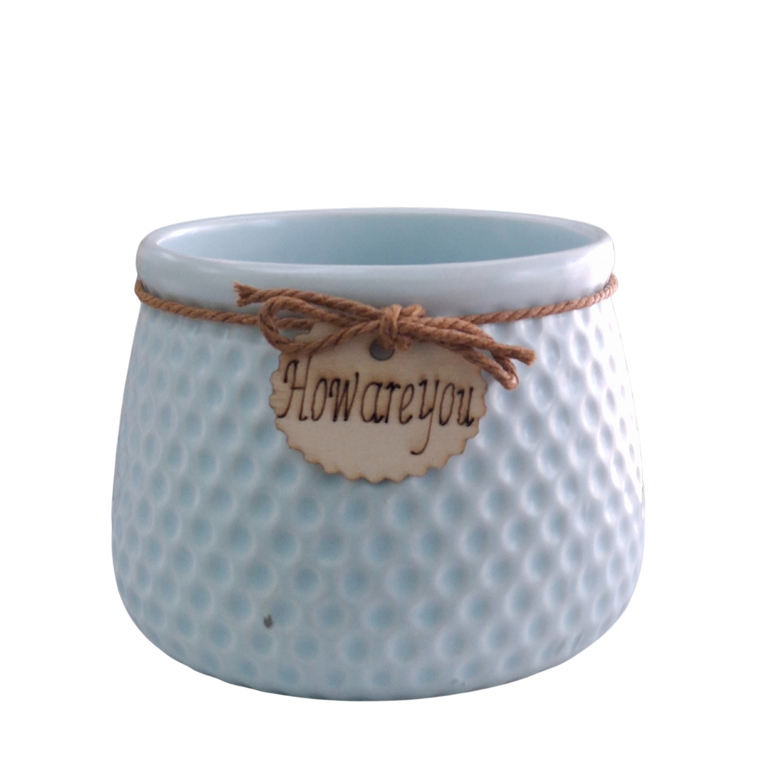 Ceramic Pot with Tag - Image 2