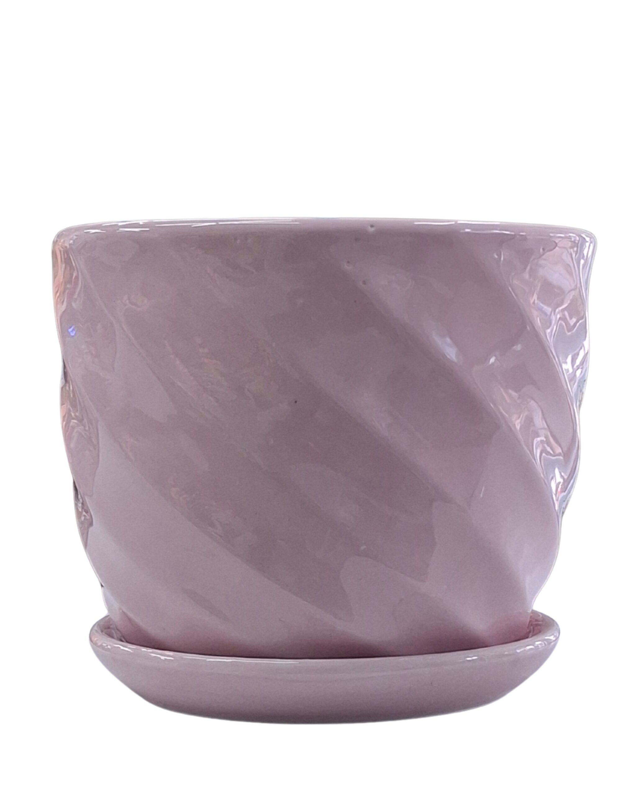 Glossy Spiral Planter