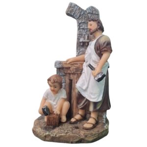 St Joseph the Carpenter with Child Jesus Statue