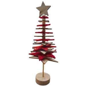 Wooden Star Tree Decor