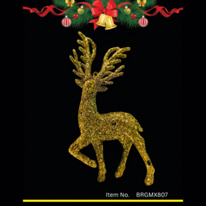 Christmas Deer Decoration Gold