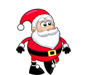 Santa Walking